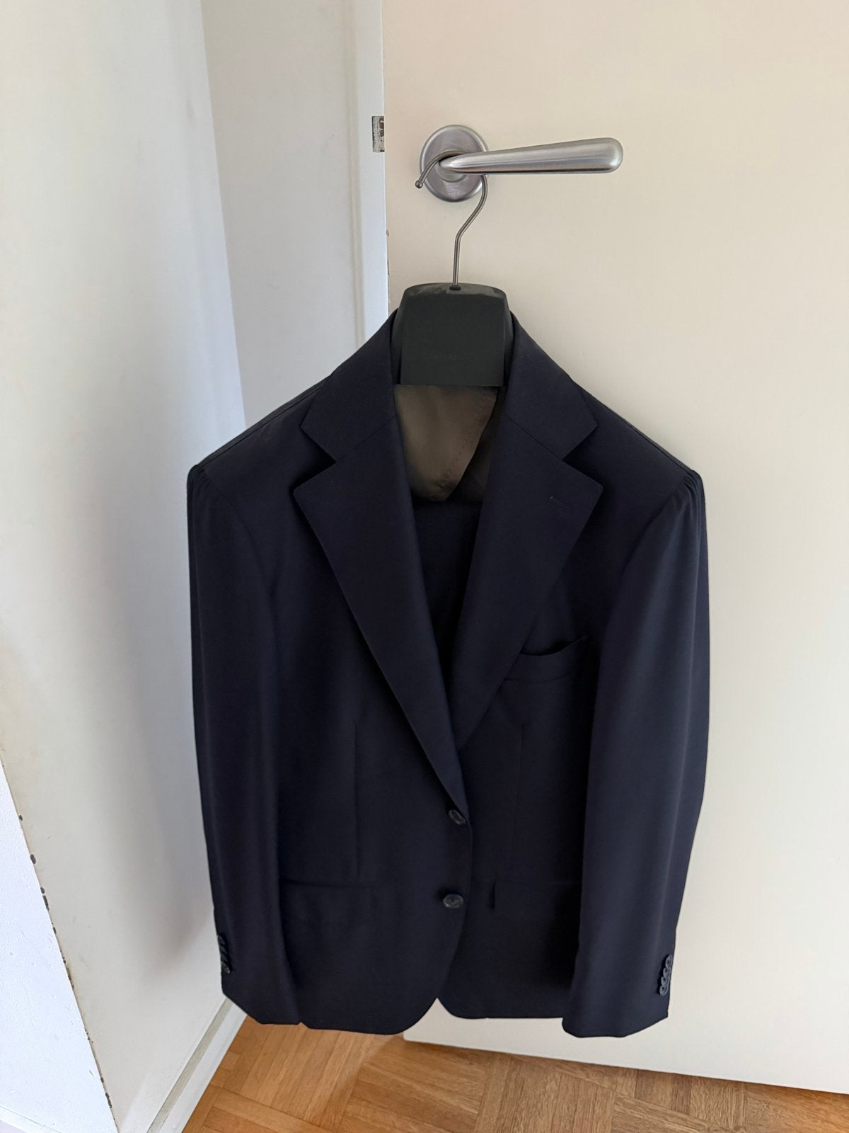 Suitsupply kostuum/pak, maat 46, blauw, Ophalen of Verzenden, Gedragen, Maat 46 (S) of kleiner, Blauw