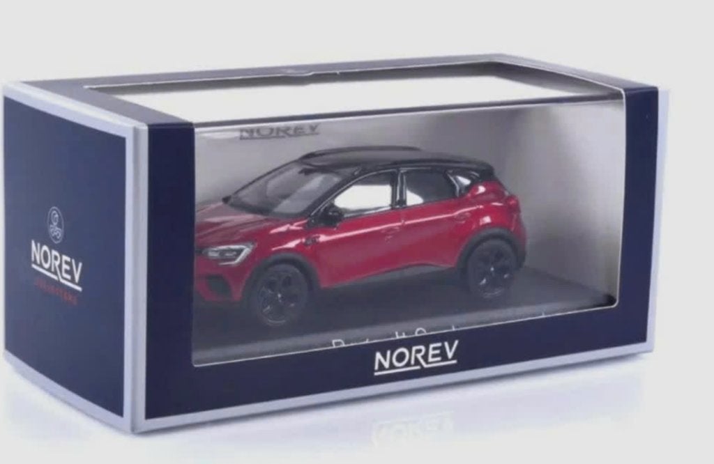 Renault Captur 2022 rood zwart schaal 1:43 NOREV ref. 517769, Verzenden, Nieuw, Auto, Norev