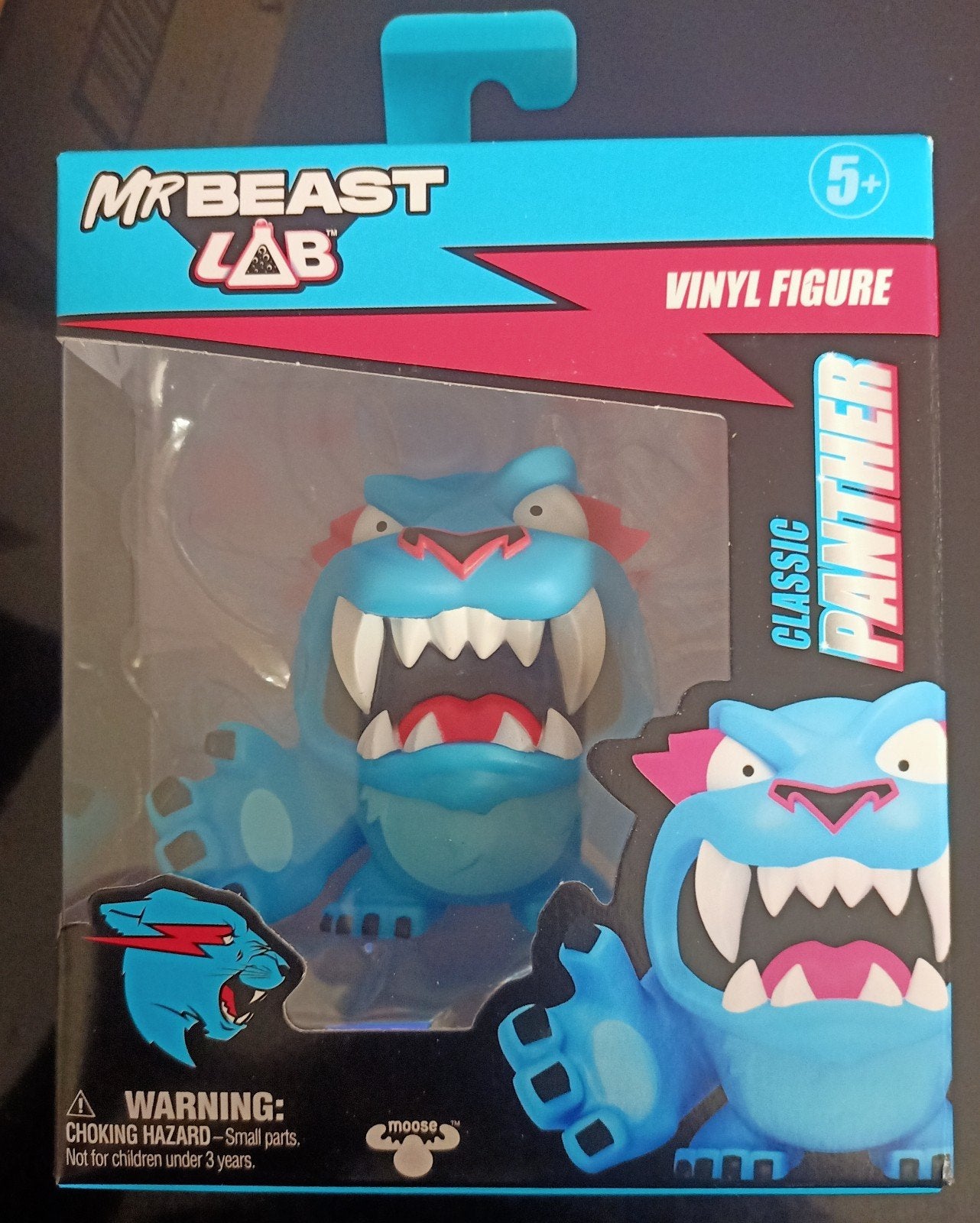 MrBeast Lab Classic Panther Vinyl Figuur - Nieuw in doos, Info@moosetoys.com, Moose Toys, Nieuw, Ophalen of Verzenden