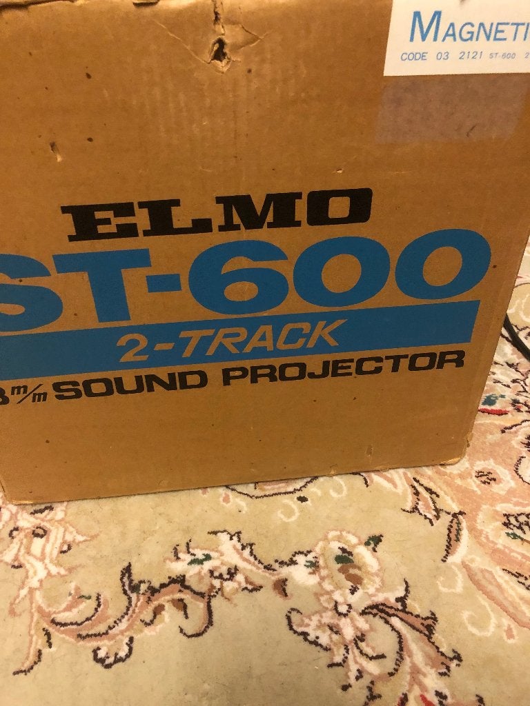Super 8mm projector Elmo ST 600 2-Trak, Ophalen, 8mm film