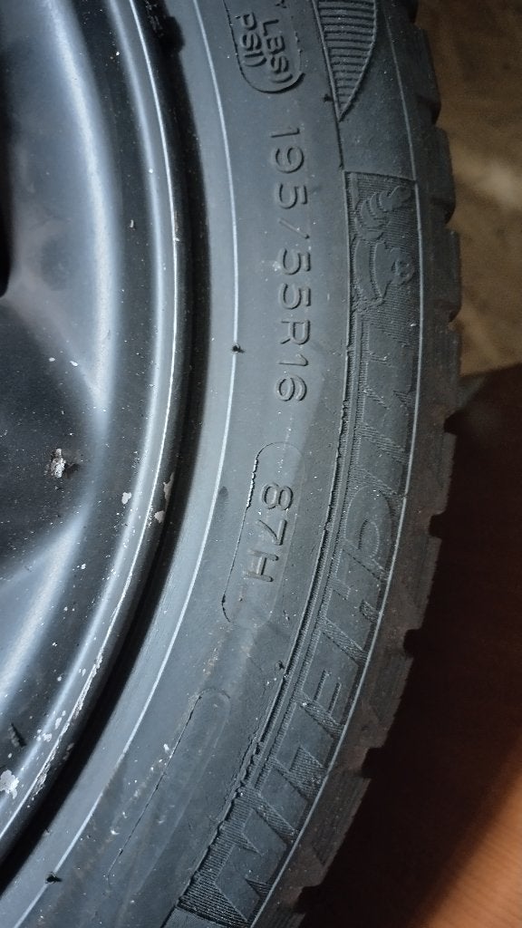 Winterbanden met velgen mini clubman 2008, Ophalen, Gebruikt, 16 inch, Banden en Velgen