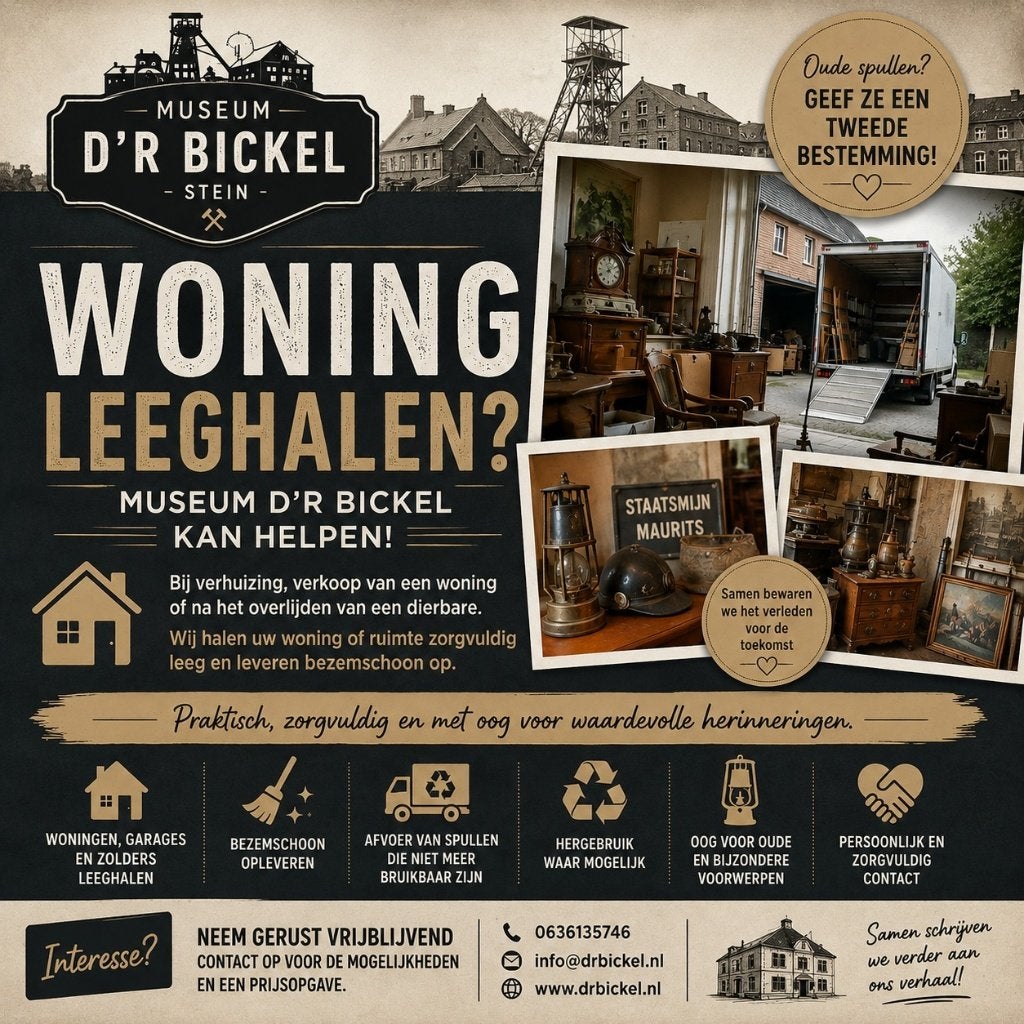 Museum Uitbreiding & Uw woning opgeruimd, Ophalen, Gebruikt