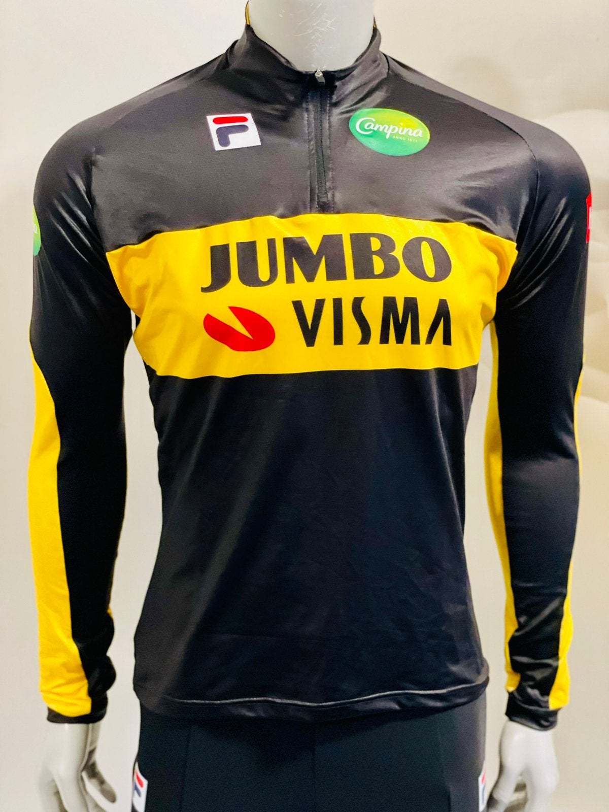 Sportshirt shirt lange mouwen Pully hardloopshirt skishirt M, Maat 48/50 (M), Zwart, Ophalen of Verzenden, Zo goed als nieuw