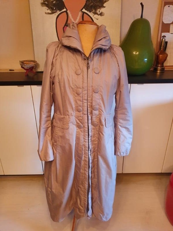 Zgan! prachtige beige lange winterjas vna Creenstone mt 42!, Kleding | Dames, Verzenden, Beige, Creenstone, Maat 42/44 (L)