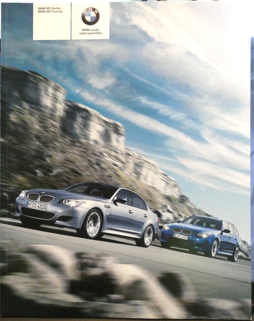 Folder BMW M5 Sedan en M5 Touring 2008, Verzenden, Zo goed als nieuw, BMW