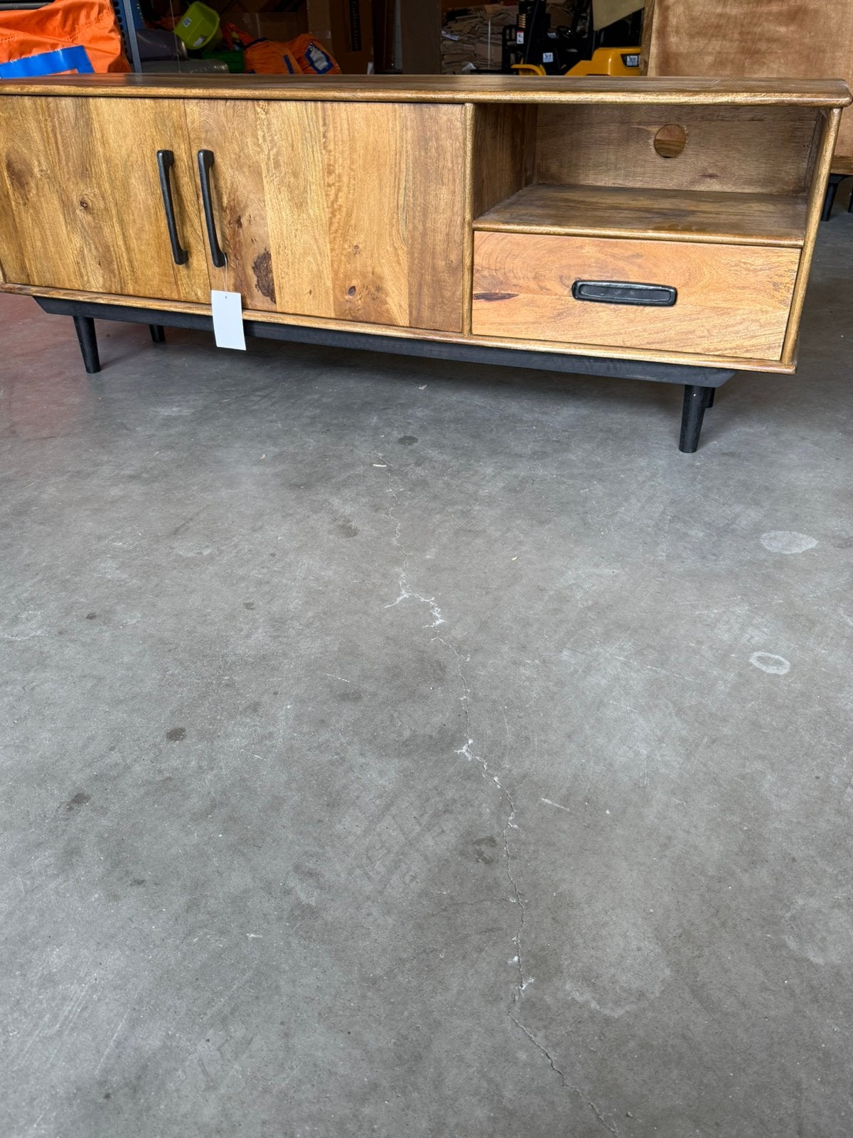 Weg geef prijs nieuw mango tv kast op=op, Ophalen, Nieuw, 25 tot 50 cm, Minder dan 100 cm