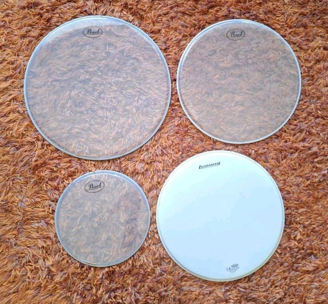 Pearl en Ludwig drum heads drumvellen drum head vellen set, Drums of Percussie, Ophalen of Verzenden, Zo goed als nieuw, .