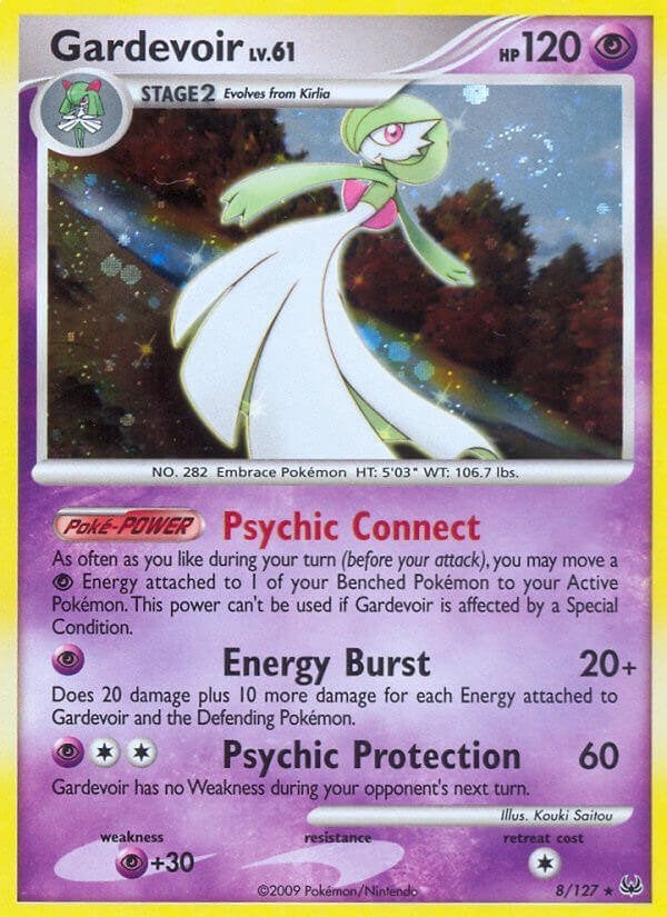 Platinum Series » Platinum » Gardevoir 8/127 Holofoil, Hobby en Vrije tijd, Verzamelkaartspellen | Pokémon, Ophalen of Verzenden