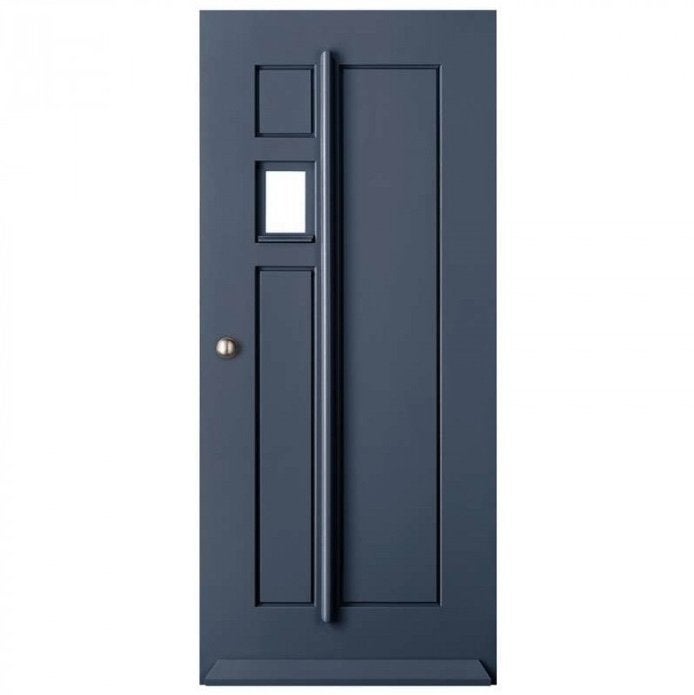 Moderne houten voordeur buitendeur Raalte met glas, Niet ingevuld, 80 tot 100 cm, Niet ingevuld, Nieuw