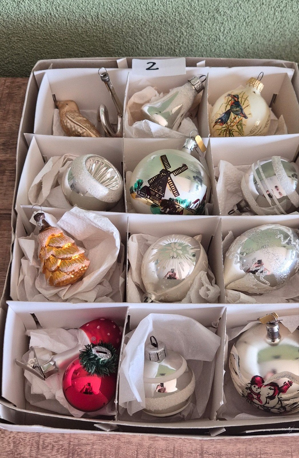 vintage en antieke kerstballen, Diversen, Kerst, Ophalen of Verzenden