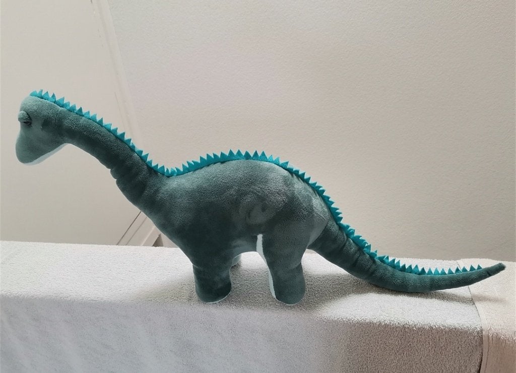 Knuffel Dino €1.50, Ophalen, Zo goed als nieuw, Overige typen