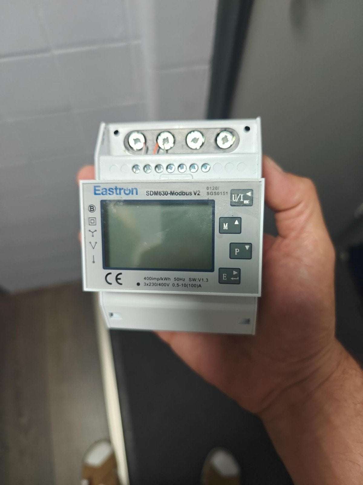 Eastron SDM630-Modbus V2 3-fase kWh-meter – zo goed als nieu, Ophalen, Gebruikt, Overige merken, Overige typen