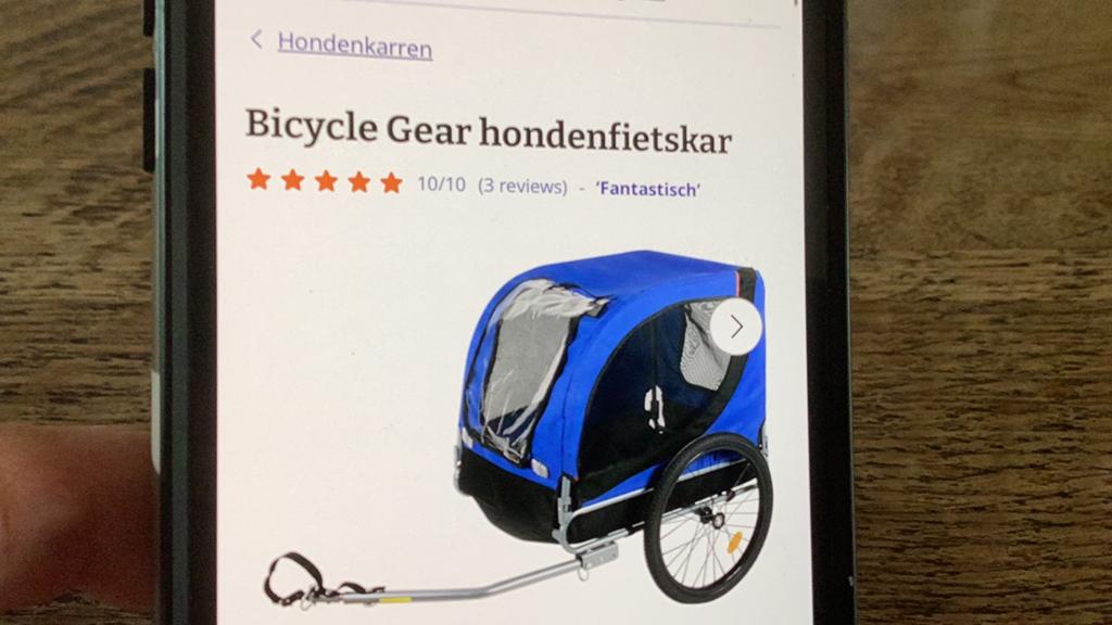 Hondenfietskar, Dieren en Toebehoren, Ophalen, Gebruikt