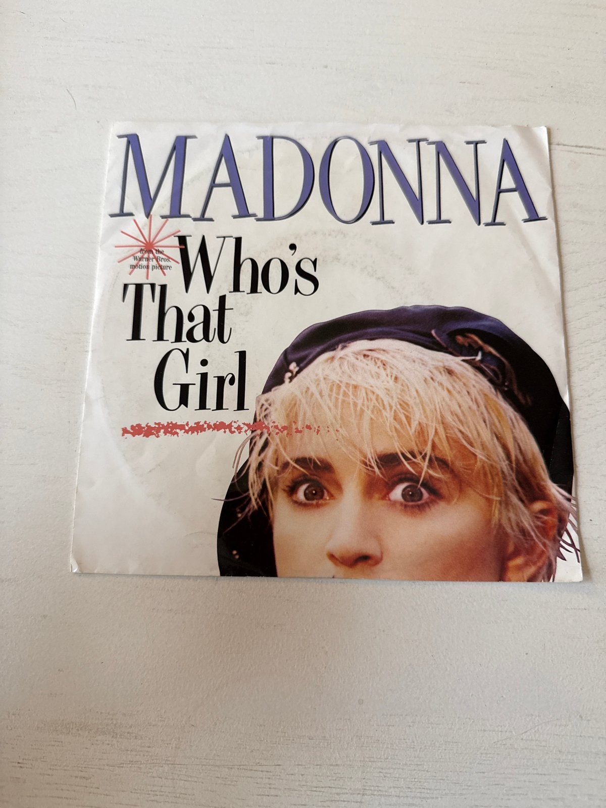 Madonna - Who's That Girl 7 inch vinyl single, Ophalen, Gebruikt, 7 inch, Pop