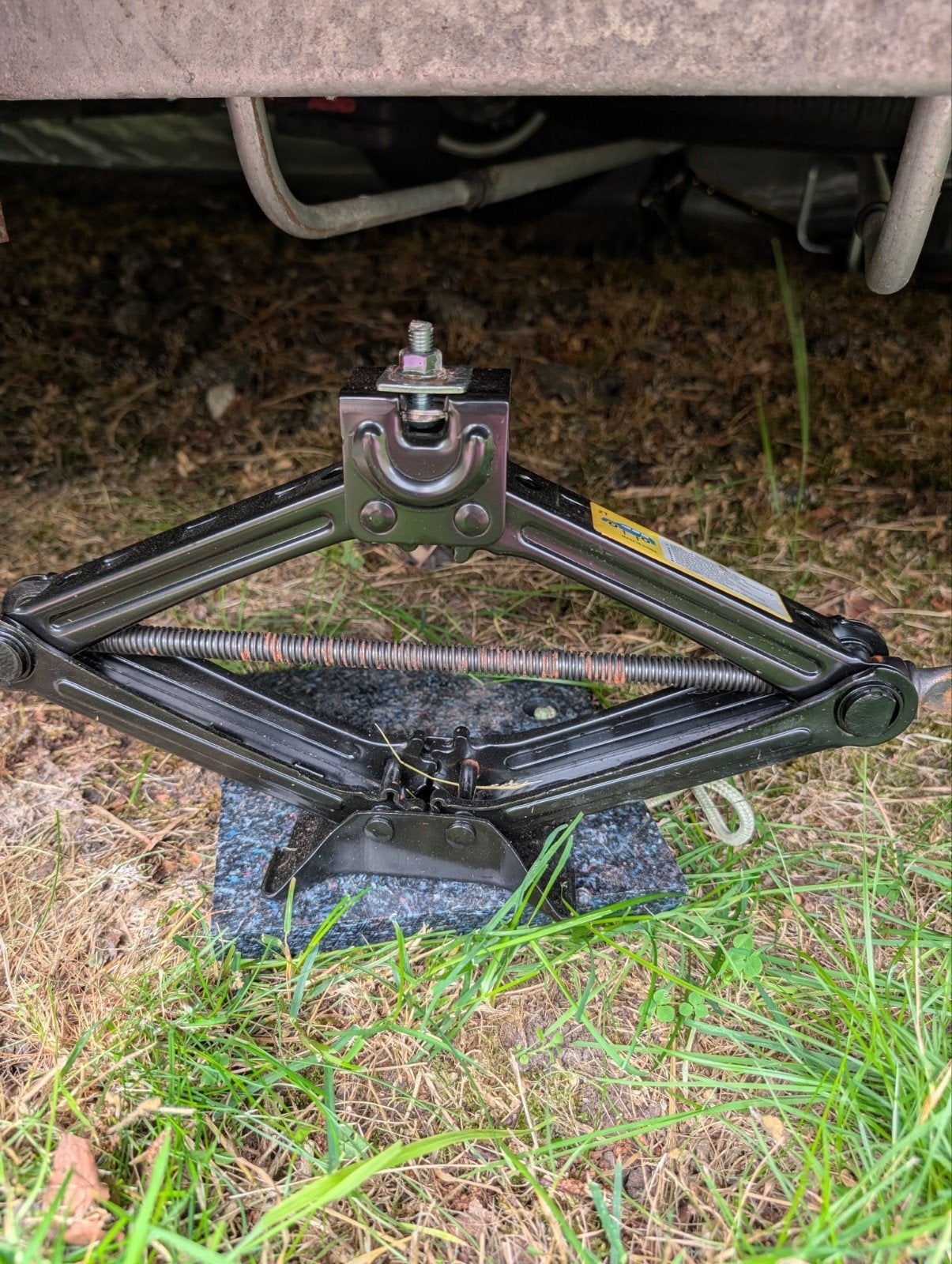 2x schaarkrik om leveler  met kriksteun voor tegen chassis, Ophalen of Verzenden, Zo goed als nieuw