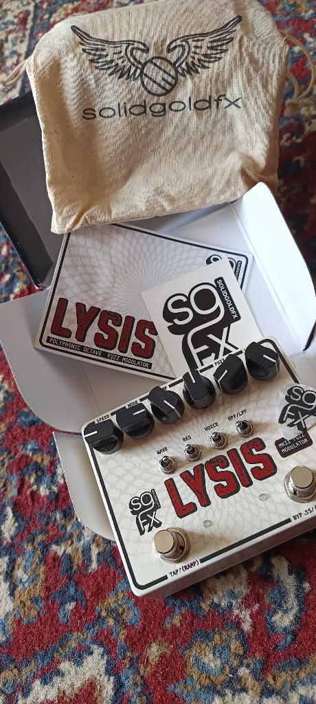 SolidGoldFX Lysis, Polyphonic octave fuzz modulator, Ophalen of Verzenden, Zo goed als nieuw, Distortion, Overdrive of Fuzz