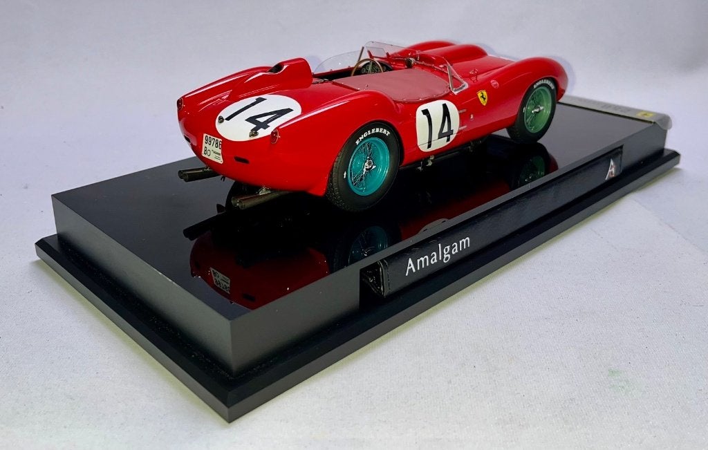 Ferrari 250 TR #14 LeMans 1958 Rood 1:18 van Amalgam, Hobby en Vrije tijd, Modelauto's | 1:18, Ophalen of Verzenden, Nieuw, Auto