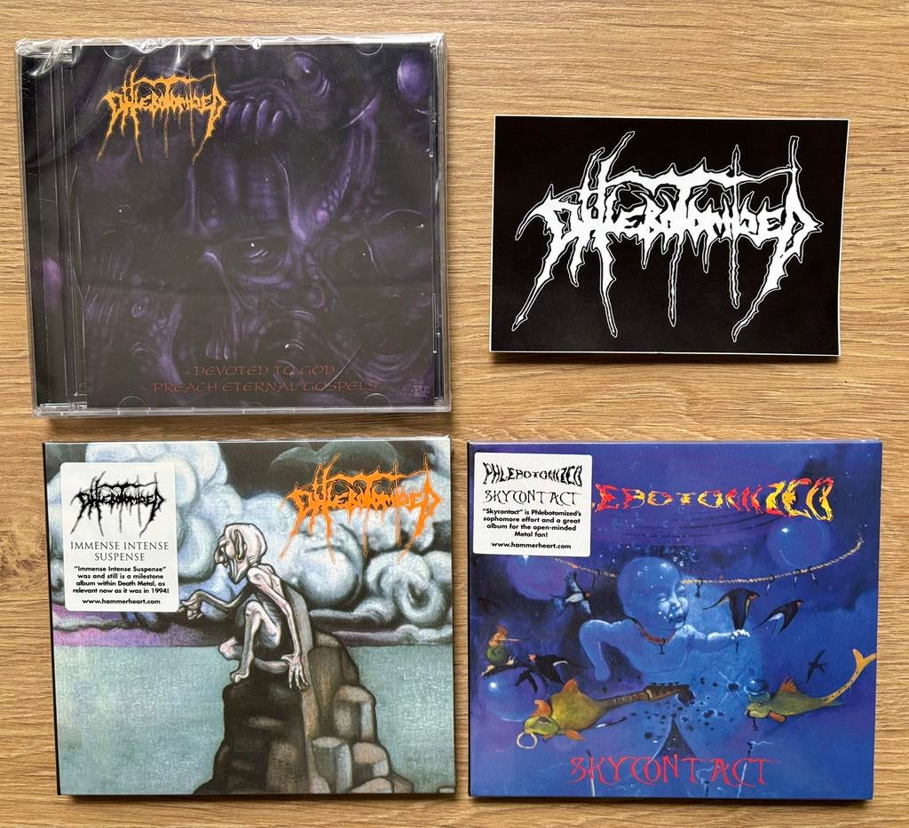 Phlebotomized CDs NL Progressive Death Metal 1992-1997, Ophalen of Verzenden, Nieuw in verpakking