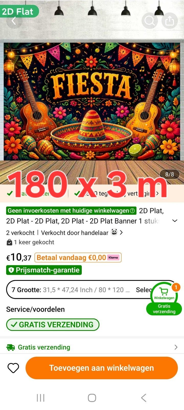 feest versiering thema mexicaans, Ophalen of Verzenden, Nieuw, Versiering, Overige
