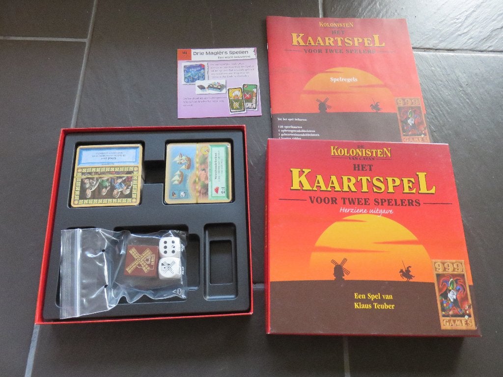 Kolonisten van Catan, nieuw kaartspel, 2 spelers vanaf 10j, Hobby en Vrije tijd, Ophalen of Verzenden, Nieuw