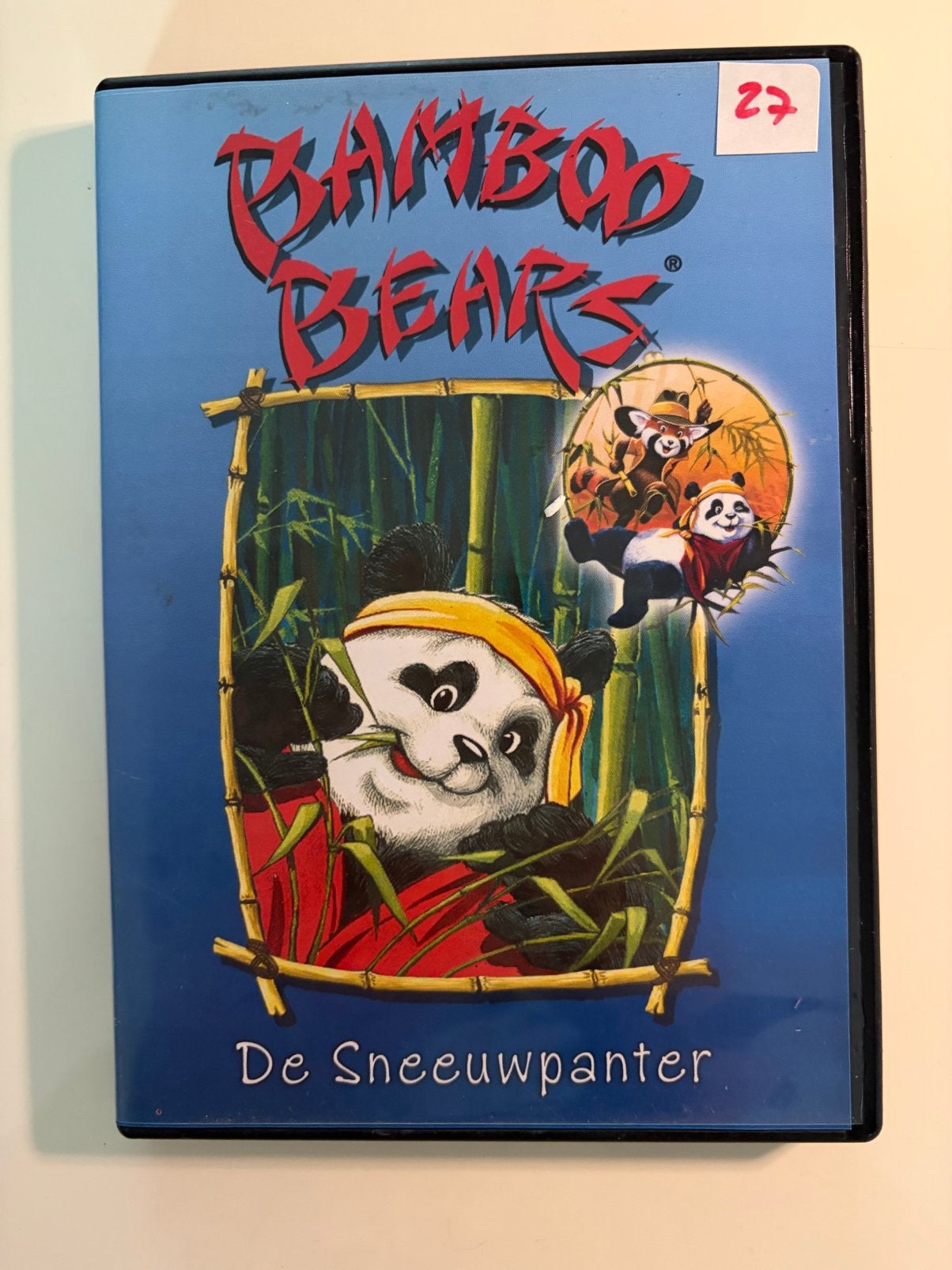 Dvd Bamboo Bears de sneeuwpanter, Tekenfilm, Ophalen of Verzenden, Zo goed als nieuw, Alle leeftijden