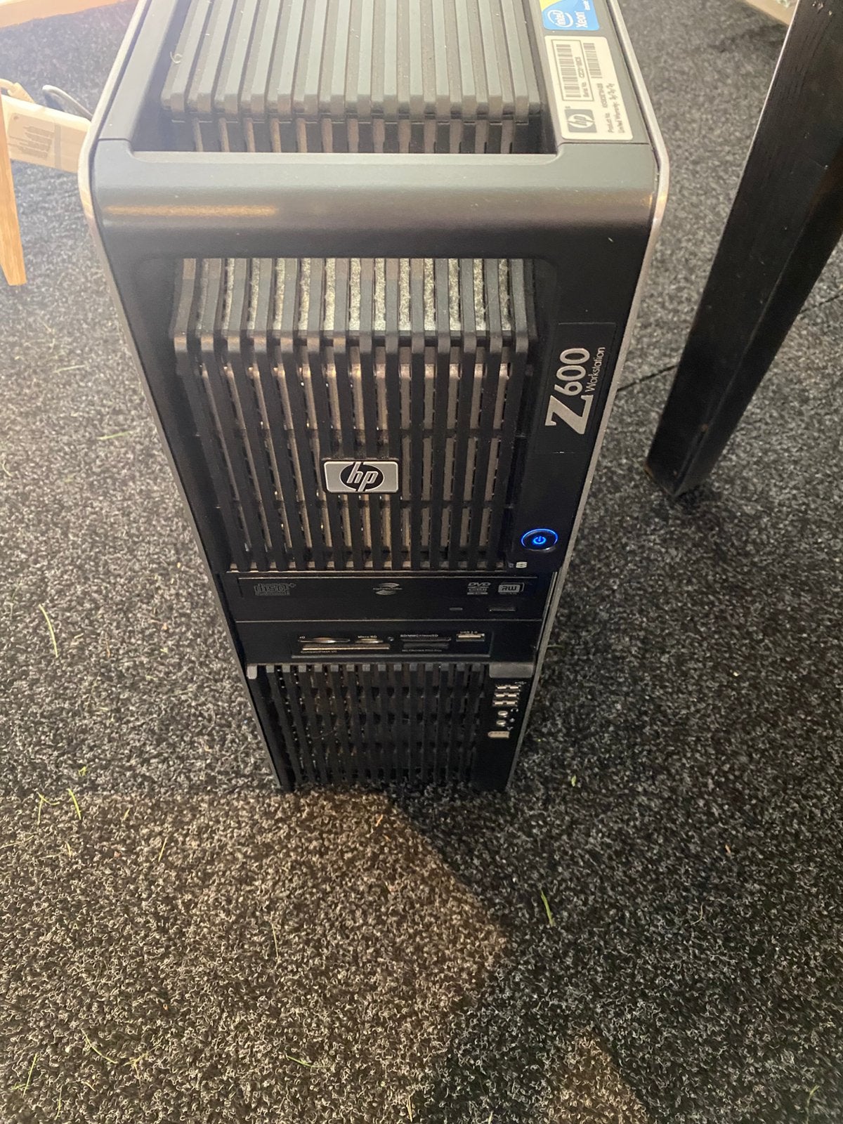 Pc HP Z600 Workstation, Computers en Software, Desktop Pc's, Ophalen, Gebruikt, HDD, 2 tot 3 Ghz