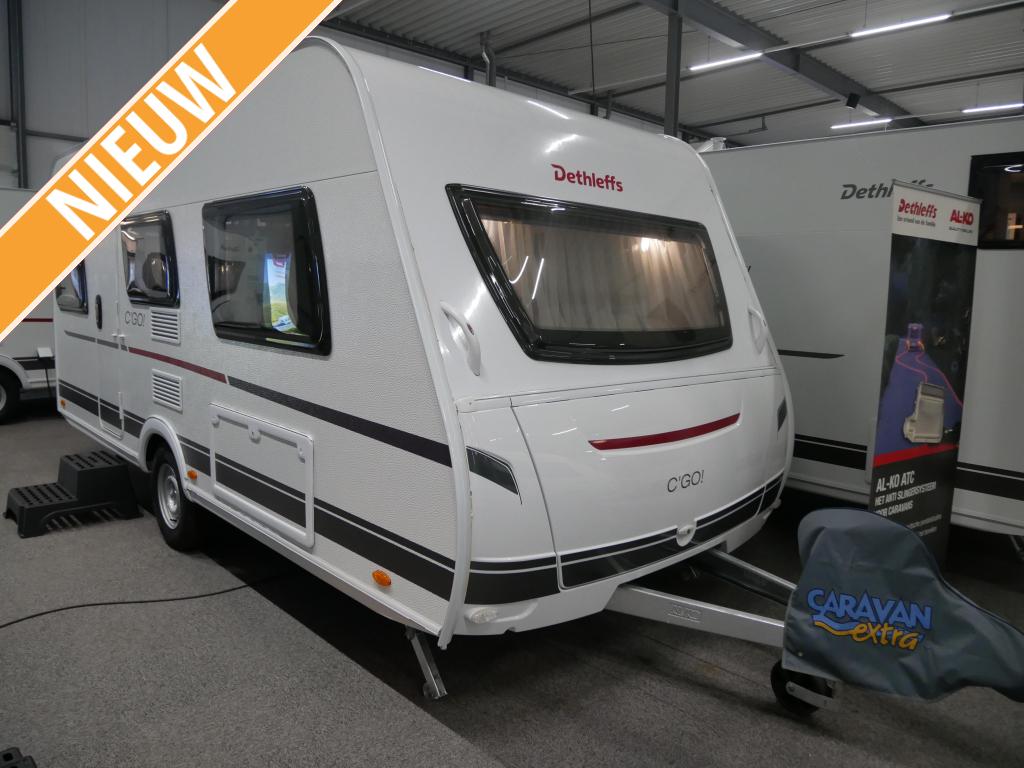 Dethleffs C'Go 475 EL GRATIS mover en luifel, Caravans en Kamperen, Bedrijf, Treinzit, Tot en met 3, Dethleffs