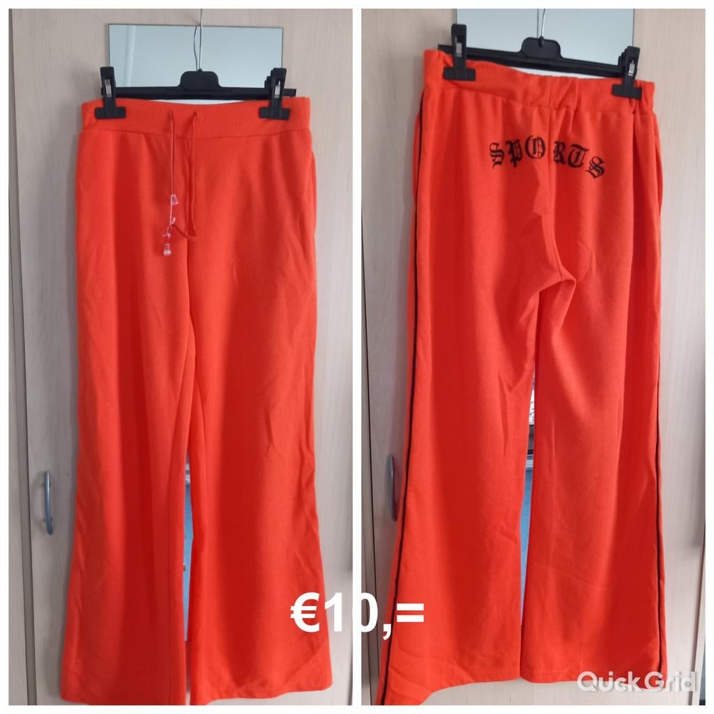 Oranje T-shirt en jurken, Kleding | Dames, Verzenden, Maat 42/44 (L), Oranje, Lang