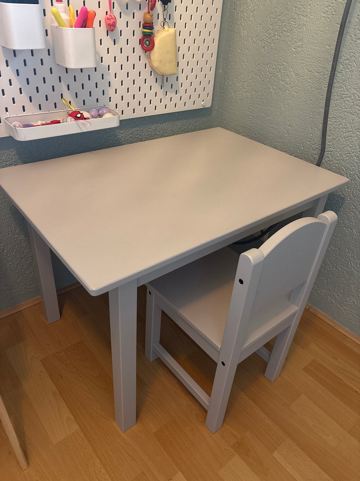 Kinderbureau met stoel, Ophalen, Gebruikt, Tafel(s) en Stoel(en)