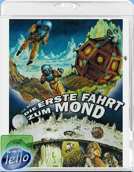 Blu-ray: HG Wells First Men in the Moon (1964 Edward Judd)DE, Cd's en Dvd's, Ophalen of Verzenden, Nieuw in verpakking, Avontuur