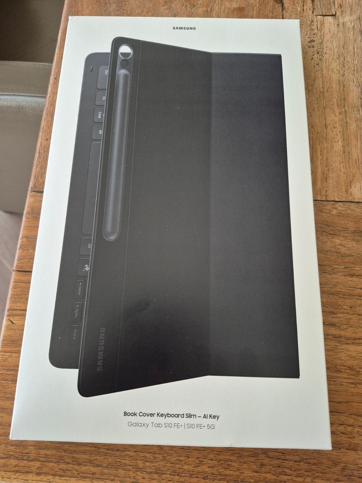Samsung BookCover Keyboard Slim voor Tab S10 FE+ | S10 FE+ 5, Ophalen