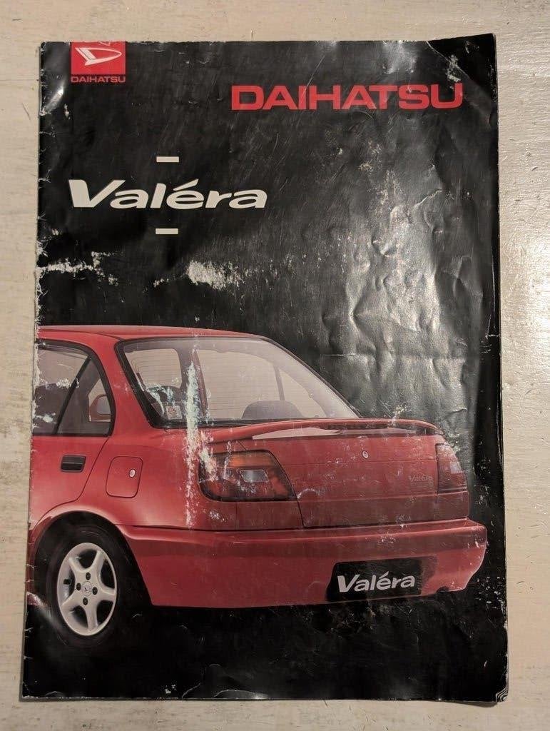 Folder brochure Daihatsu Valera, Ophalen of Verzenden, Overige merken