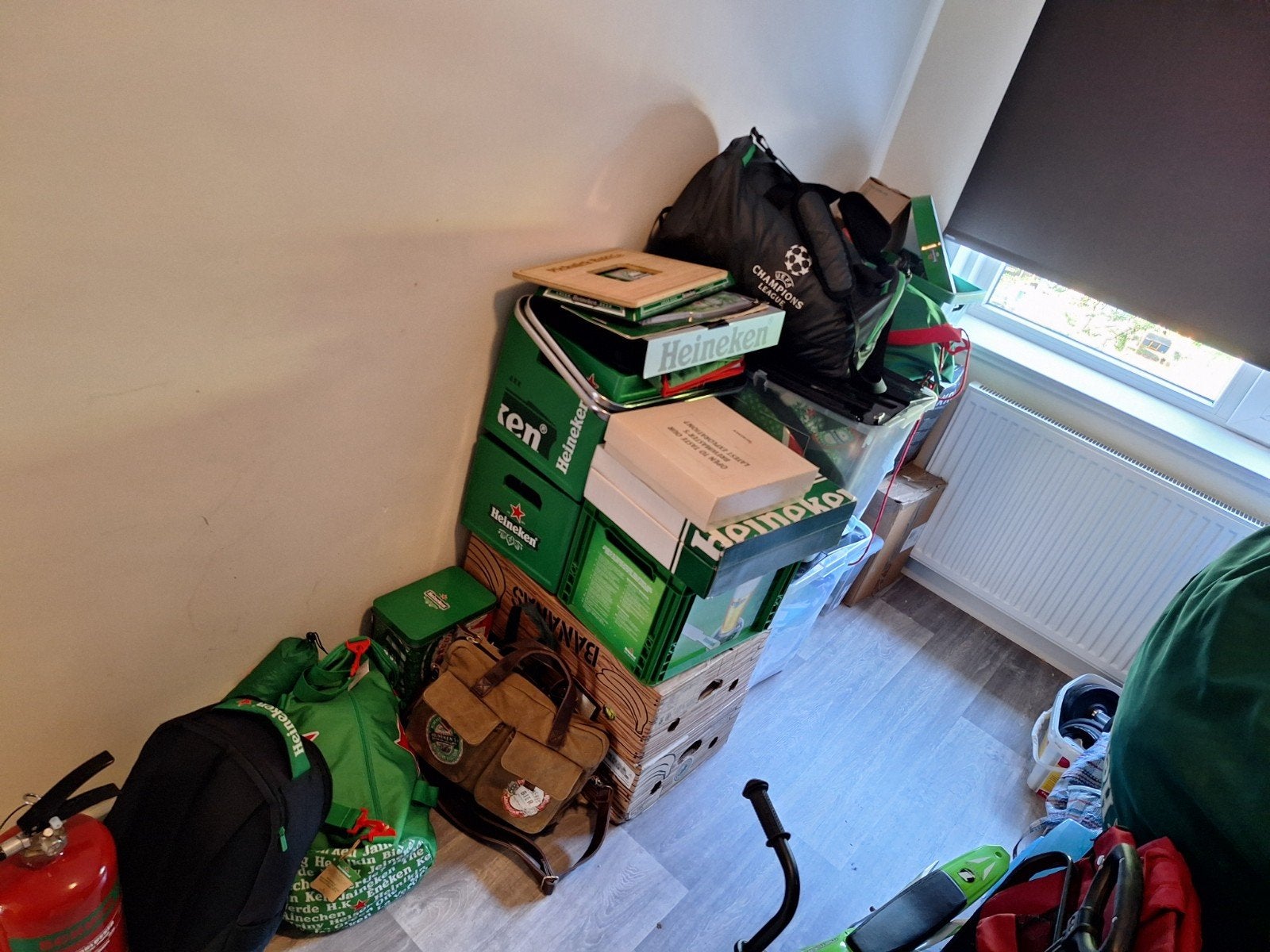 Grote Heineken verzameling: reclame, dienbladen en meer, Ophalen, Zo goed als nieuw, Reclamebord, Plaat of Schild, Heineken