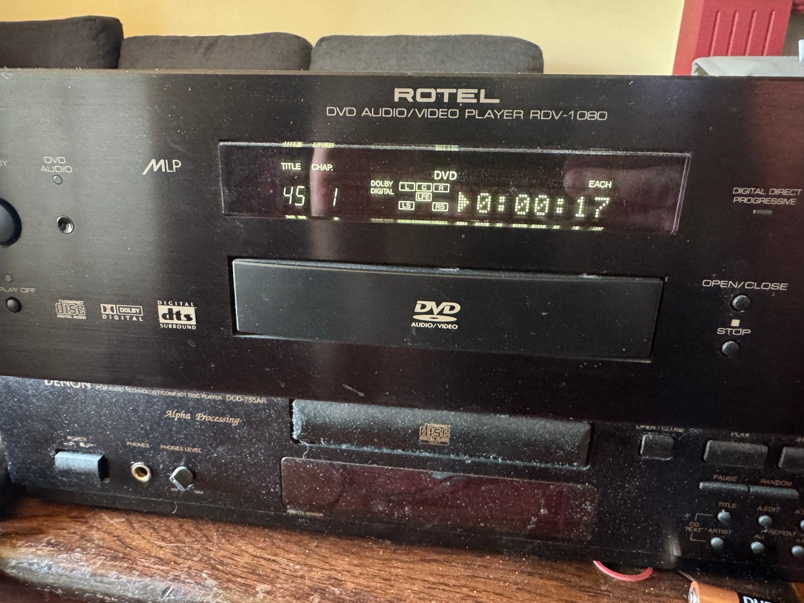 Rotel RDV-1080 DVD Audio/Video Speler, Ophalen, Gebruikt, Dvd-speler, Overige merken