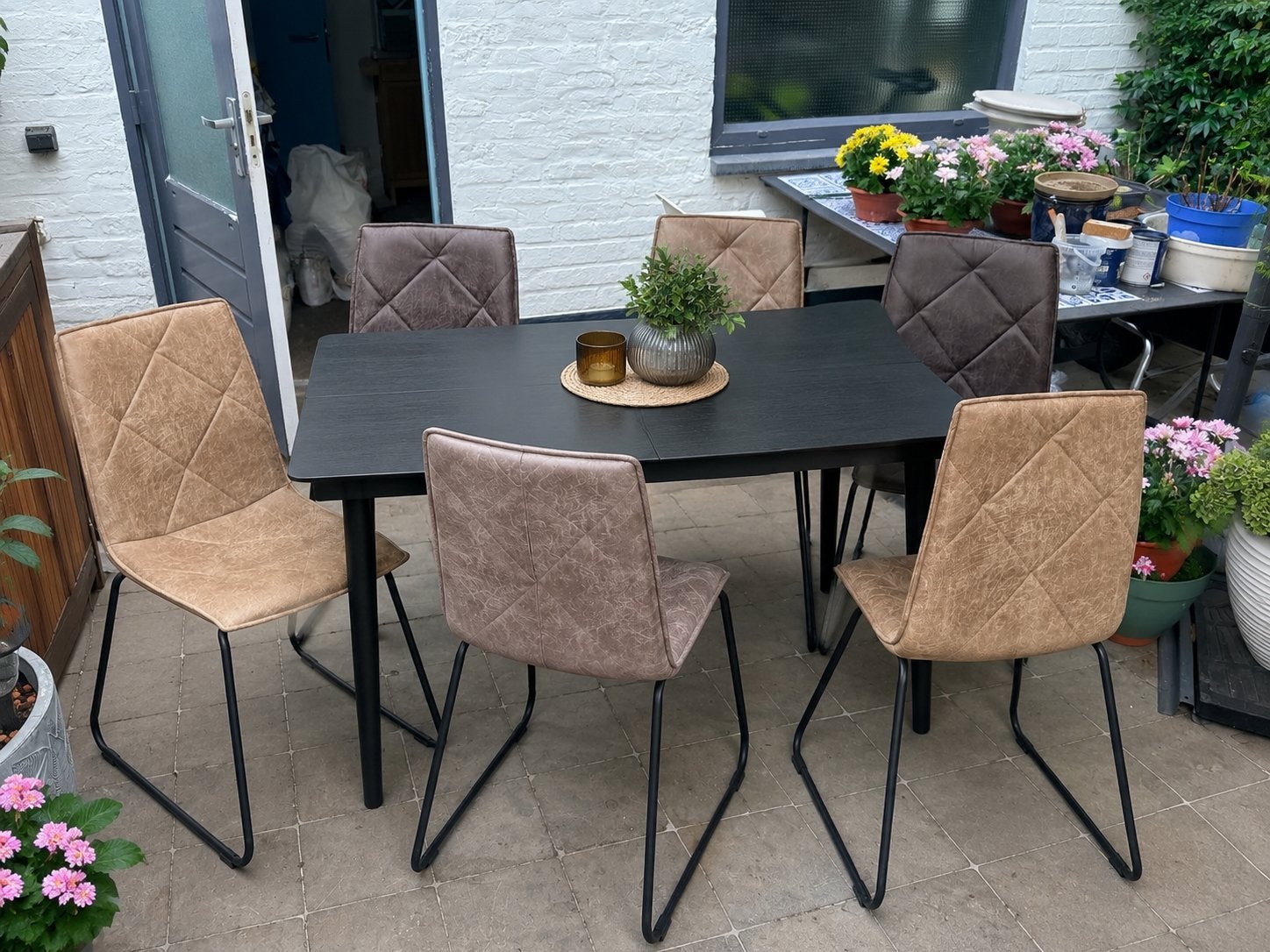 2/4/6 Rivièra Maison stoelen  €250/€475/€675, 3 kleuren, Ophalen, Overige kleuren, Zo goed als nieuw, Stof