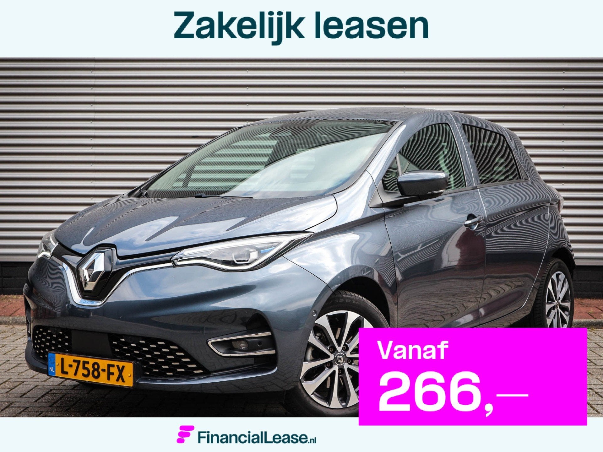 Renault ZOE R135 Intens 52 kWh | Clima | Navi | Cruise | Pdc, 136 pk, Gebruikt, Zwart, Origineel Nederlands