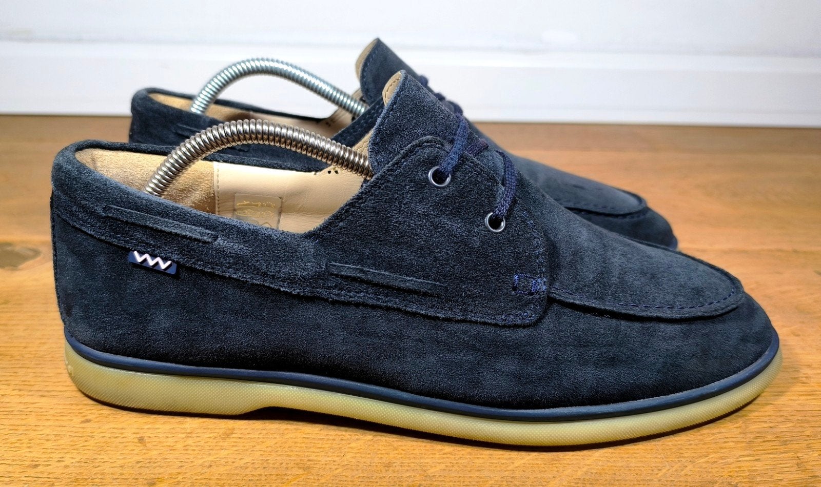Floris van Bommel herenschoenen maat 8 / 42, Blauw, Floris van Bommel, Zo goed als nieuw, Loafers