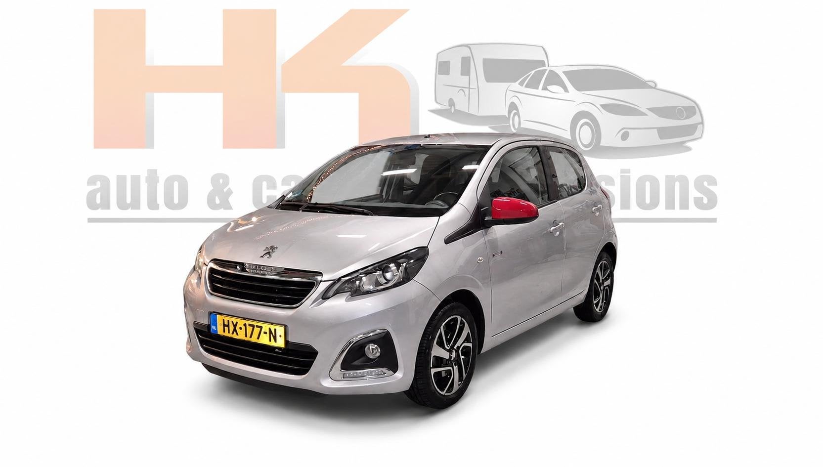 Peugeot 108 1.0 e-VTi Envy Airco, Bluetooth, Sportvelgen, Cr, Voorwielaandrijving, Gebruikt, Euro 6, 4 stoelen