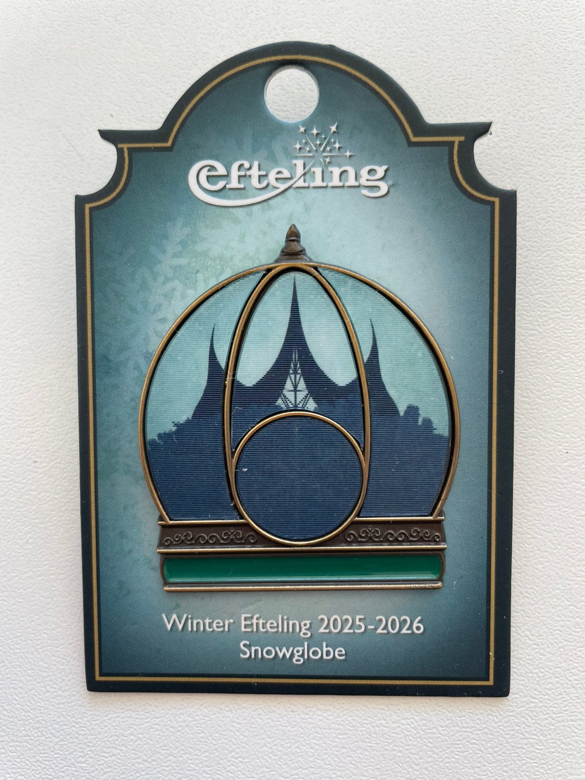 Efteling pin Winter Efteling 2025-2026 op kaartje EPP 495, Ophalen of Verzenden, Nieuw, Button of Speldje