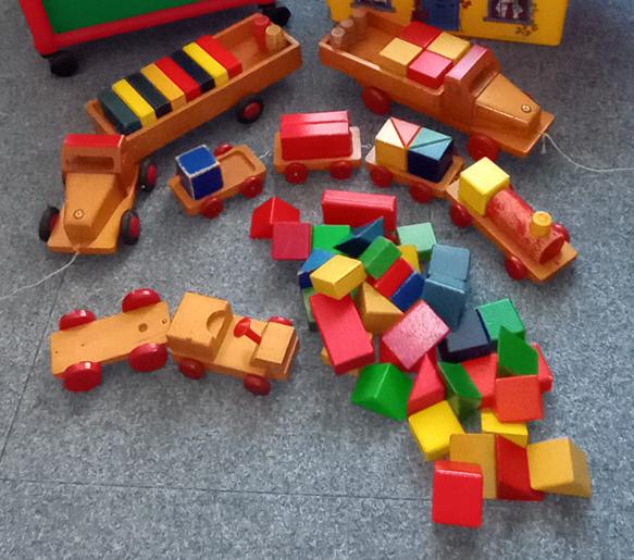 Houten Vintage Speelgoed: verzamelaars items, Ophalen of Verzenden, Gebruikt, Duw- of Trekspeelgoed