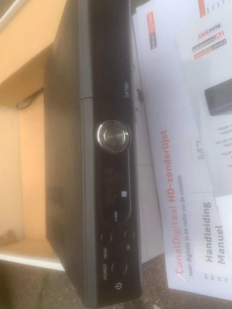 Satelietontvanger Canal Digitaal HD SAT801 met afstandsbedie, Ophalen of Verzenden, Zo goed als nieuw, Decoder