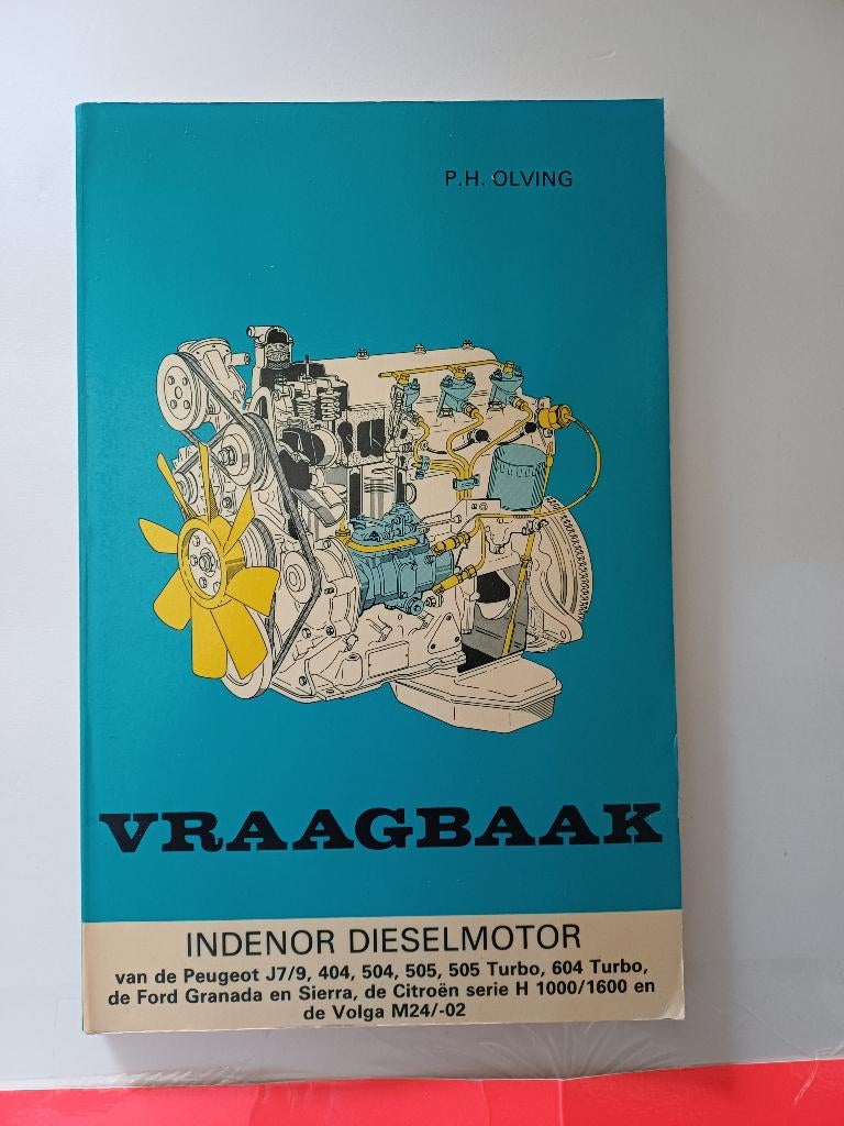 Boek Softcover - Auto Vraagbaak - Indenor Dieselmotor, Boeken, Auto's | Boeken, Gelezen, Algemeen, Ophalen of Verzenden