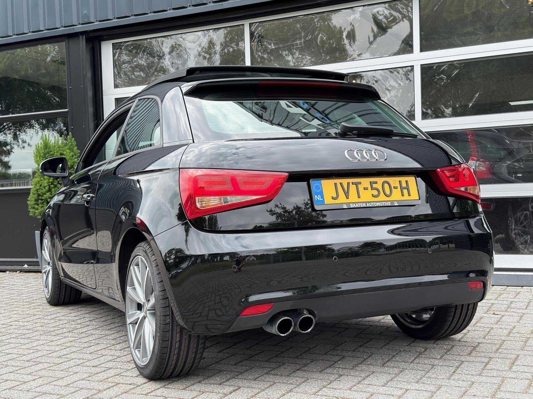 Audi A1 1.4 TFSI 122pk|Pano|Leder|1e eig|Navi|BT|LED|, Auto's, Voorwielaandrijving, A1, Zwart, 4 cilinders