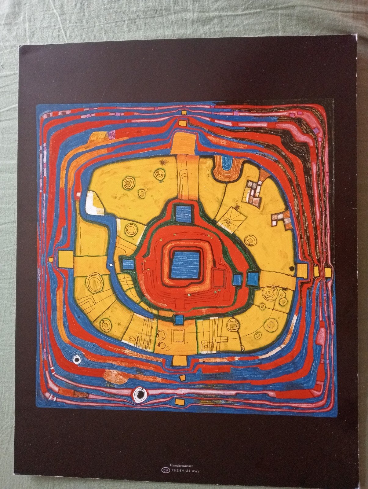 Friedensreich Hundertwasser print 'The Small Way', Ophalen of Verzenden
