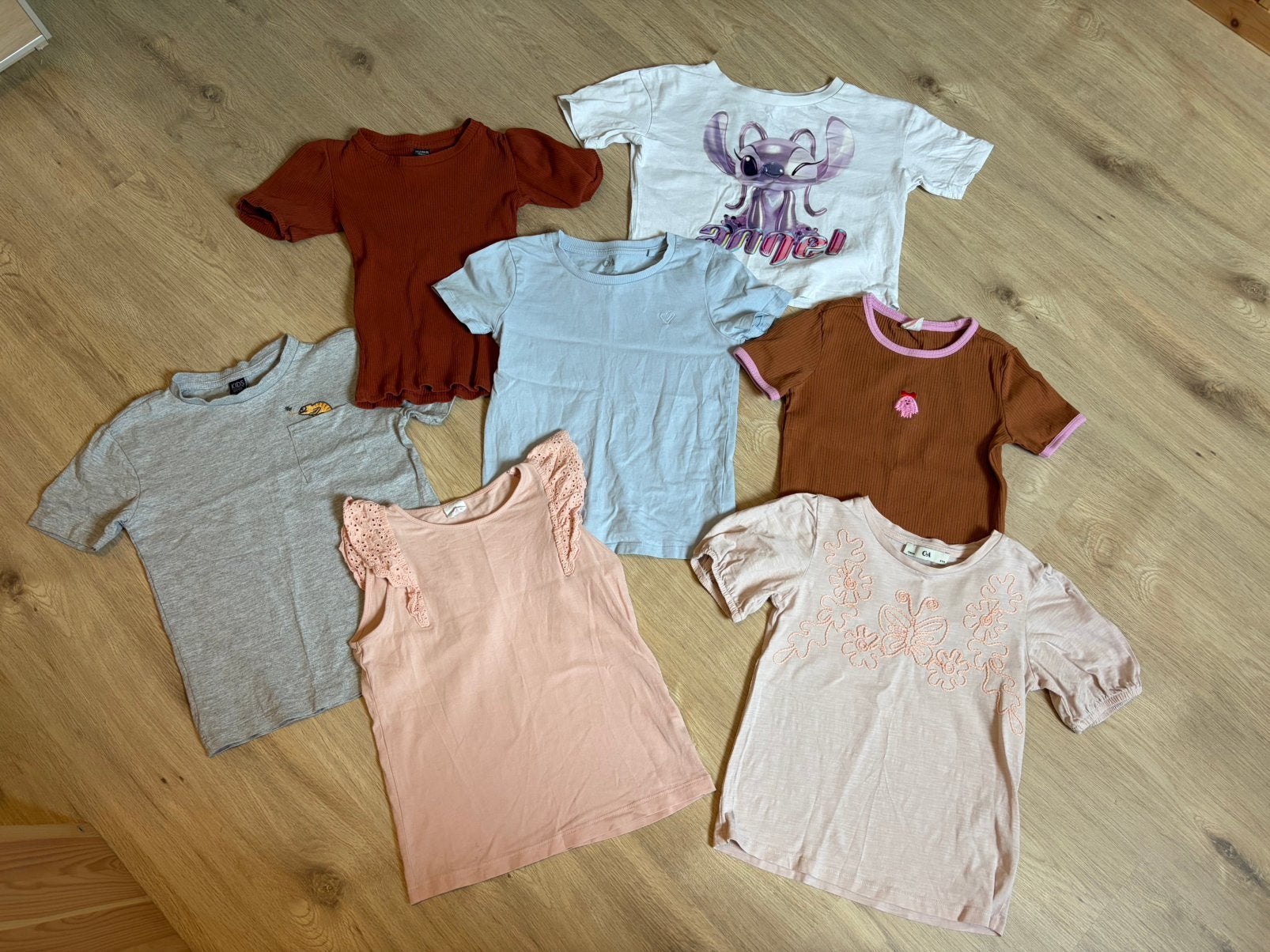 Pakket meisjesshirts maat 122/128, Kinderen en Baby's, Ophalen of Verzenden, Zo goed als nieuw
