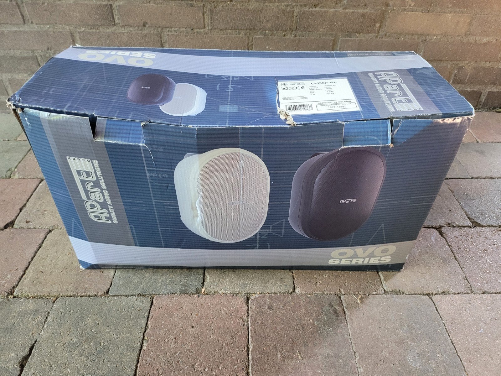APart OVO5P-BL actieve 2-weg Stereo Luidsprekerset, Overige merken, Speakerset, Nieuw, Ophalen of Verzenden