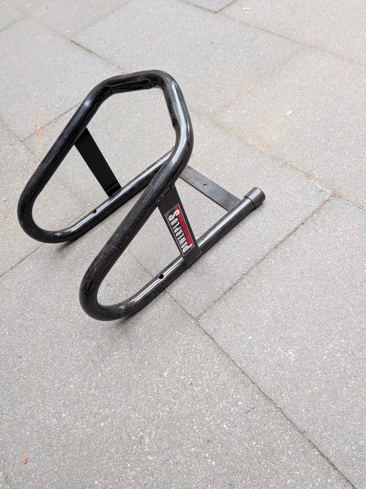 Motorfiets voorwielklem, Ophalen, Gebruikt