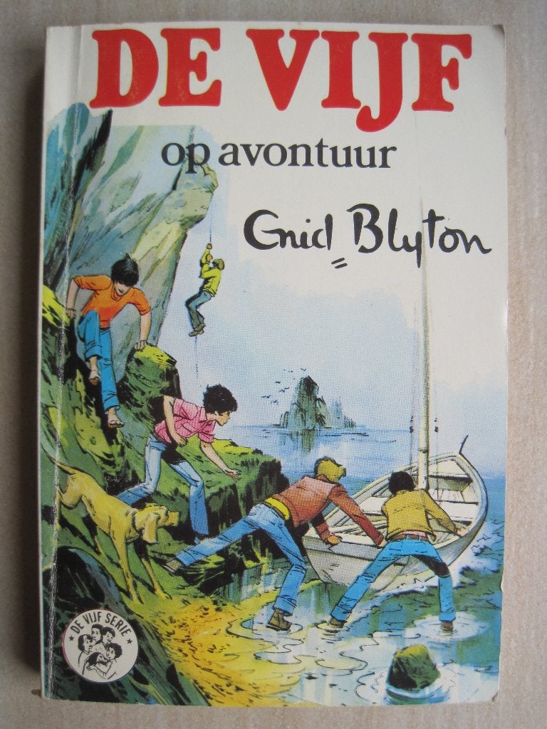 258 - De Vijf op avontuur - Enid Blyton, Verzenden, Gelezen, Enid Blyton