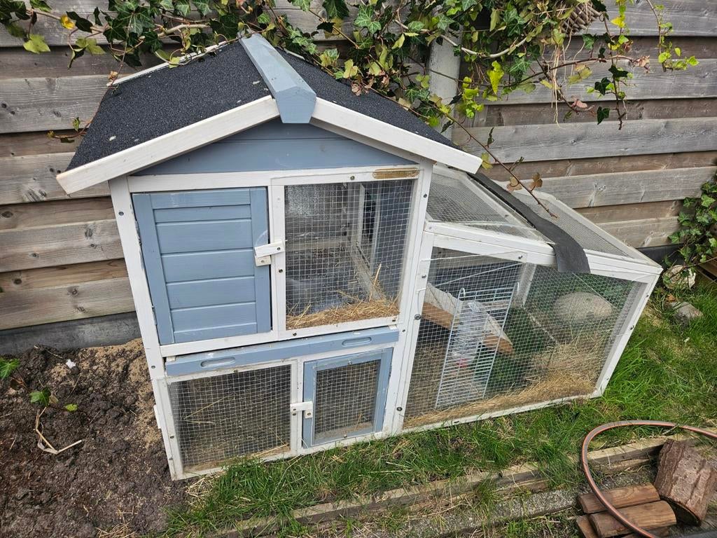 Cavia buitenhok, met plexiglas, Ophalen, Zo goed als nieuw, Overige typen