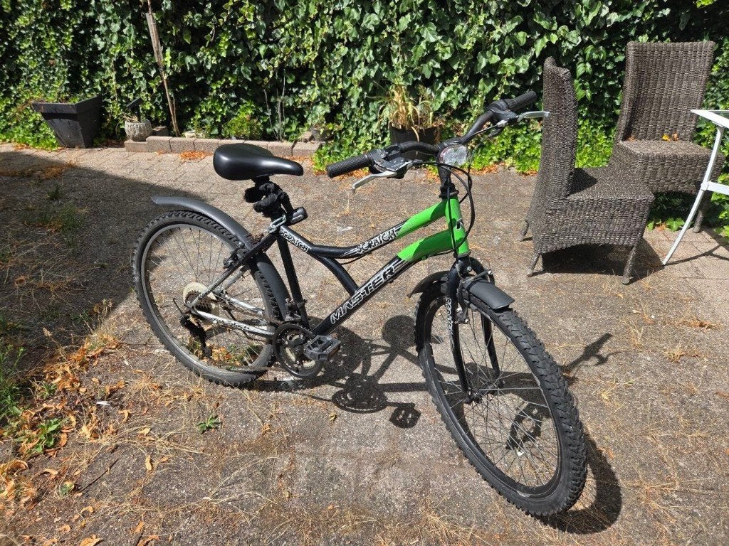 Masters X-Pack Mountainbike met sloten en verlichting, 24 inch of meer, Gebruikt, Staal, Masters